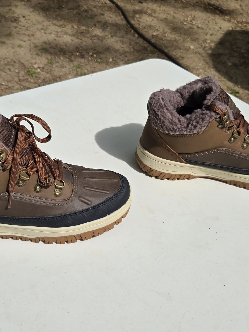 Weatherproof Brown & Black Winter Duck Boot - Picture 9 of 10